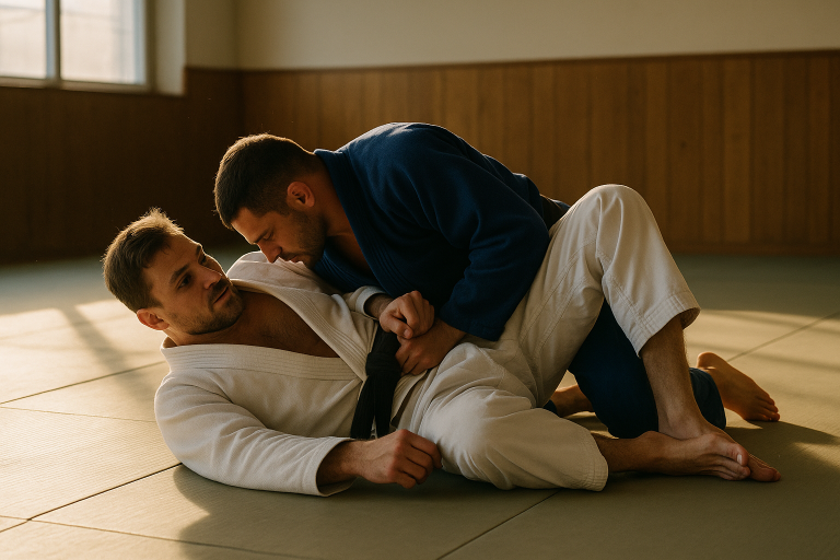 jiu jitsu qu'est-ce que la demi-garde en JJB